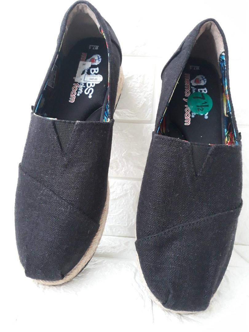 Bobs ladies top canvas wedge