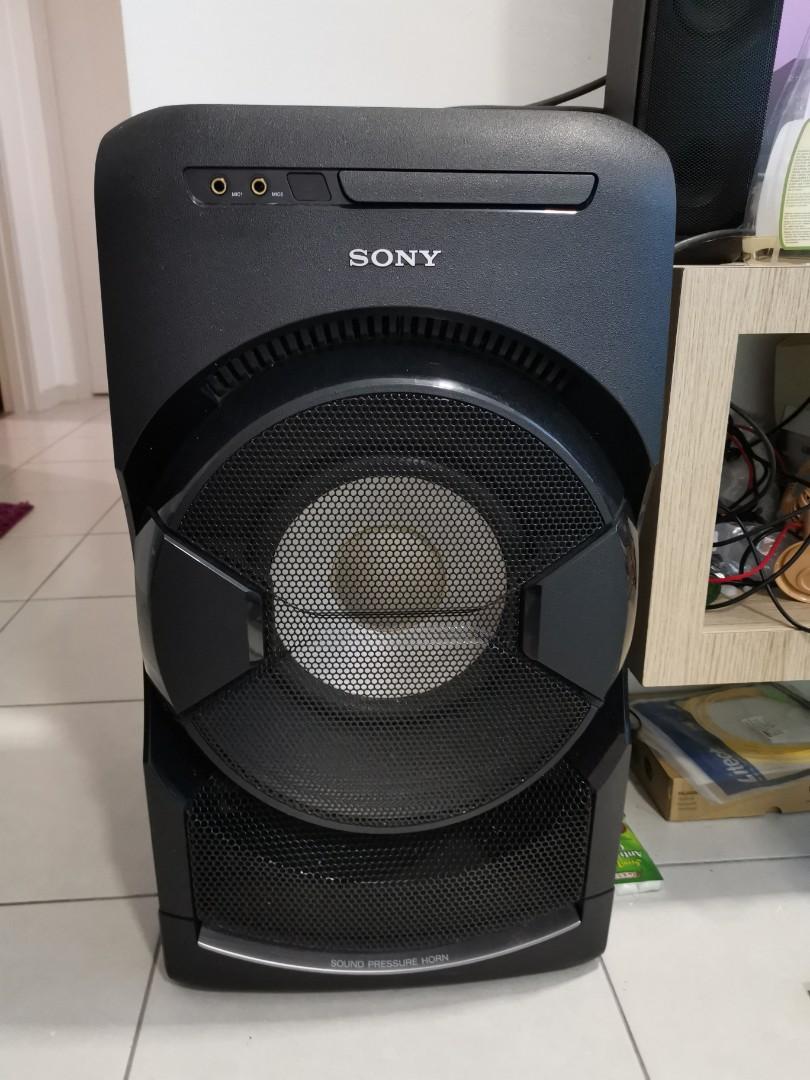 SONY MHCGT4D HIGH POWER HOME AUDIO SYSTEM WITH BLUETOOTH, TV & Home