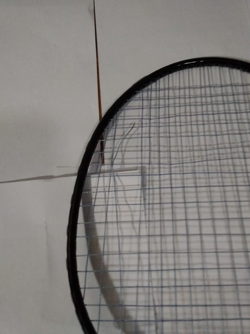 Spalding Badminton Racket Broken Sports Equipment Sports Games Racket Ball Sports On Carousell