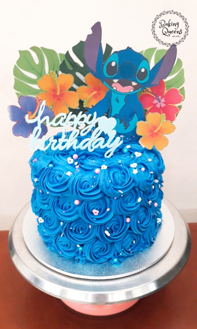 Fluffy Stitch | APRIL SWEETS | Stitch Cake | Birthday Cakes | Toronto |  Richmond Hill | Cupcake