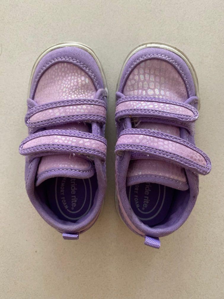 stride rite purple shoes