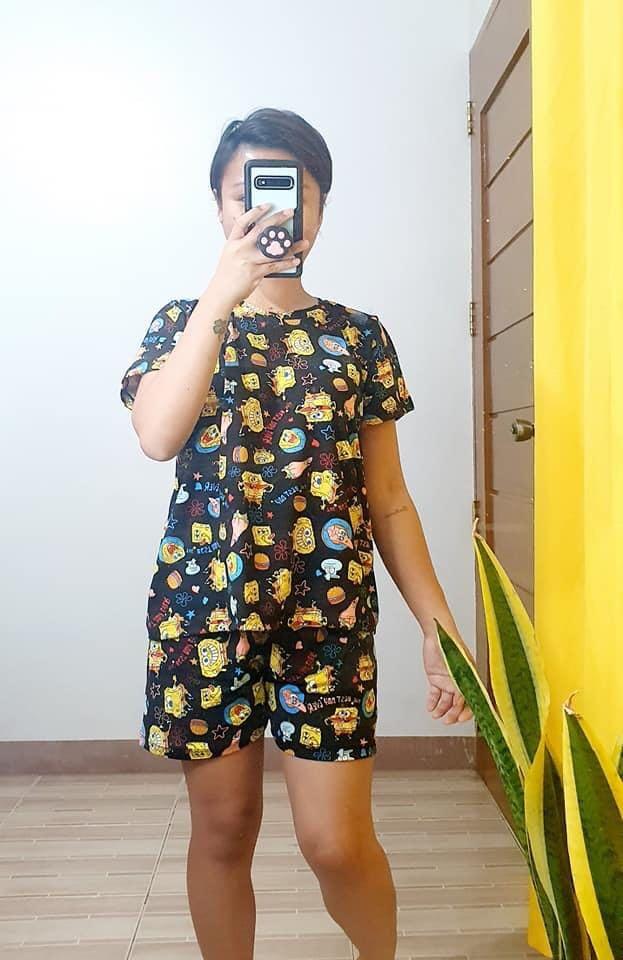 Terno Pajama for sale! (Category: Traditional & Ethnic wear) located in Quezon City. Submitted by anna4u (Listing ID 1029985837, Image 2). Description: fits small- xl choose available designs 💯% maganda tela 💯% tama ang size hindi masikip, hndi bitin PM is the key .
