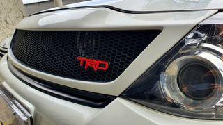 TRD emblem with bolts universal includes black background customized universal