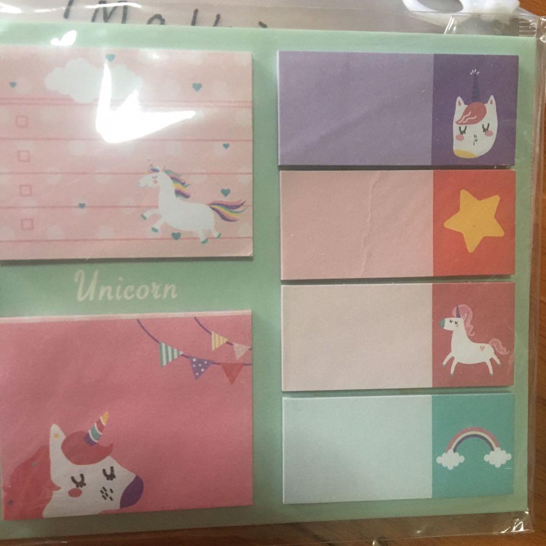 Unicorn pouch and post its (Category: Stationery & School Supplies) located in Las Pinas. Submitted by stuffedbunny (Listing ID 1029969929, Image 3). Description: Cute work/ desk organizer Pen as size reference Stationery/ small trinkets have to go with other purchases. Thanks so much!.