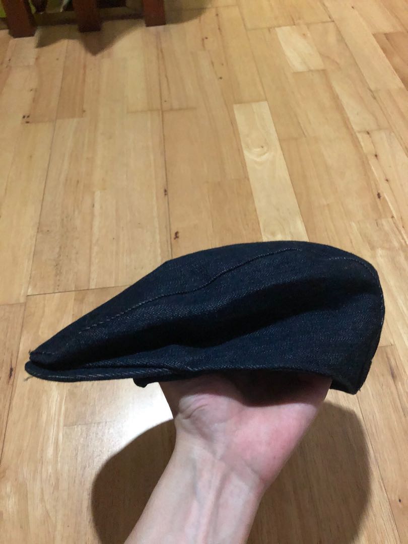 Uniqlo Flat Cap Denim, Men's Fashion