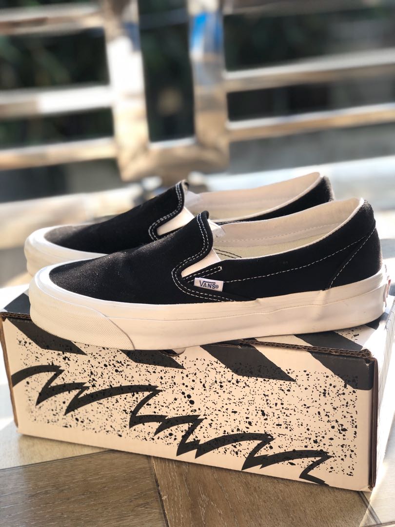 Vans Vault OG Slip On Men s Fashion Footwear Sneakers on Carousell