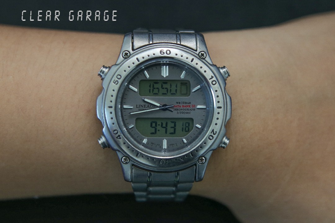 Vintage Casio Lineage Data Bank 20 Titanium, Men's Fashion, Watches \u0026  Accessories, Watches on Carousell