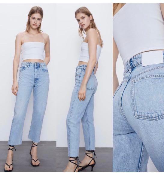 zara hw ankle straight
