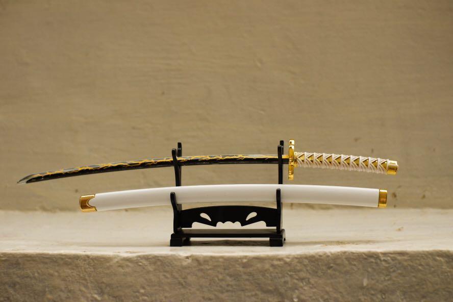 Demon Slayer Zenitsu Katana Toys Games Toys On Carousell Zenitsu agatsuma demon slayer nichirin blade hand forged 1060 steel samurai katana sword features: demon slayer zenitsu katana toys