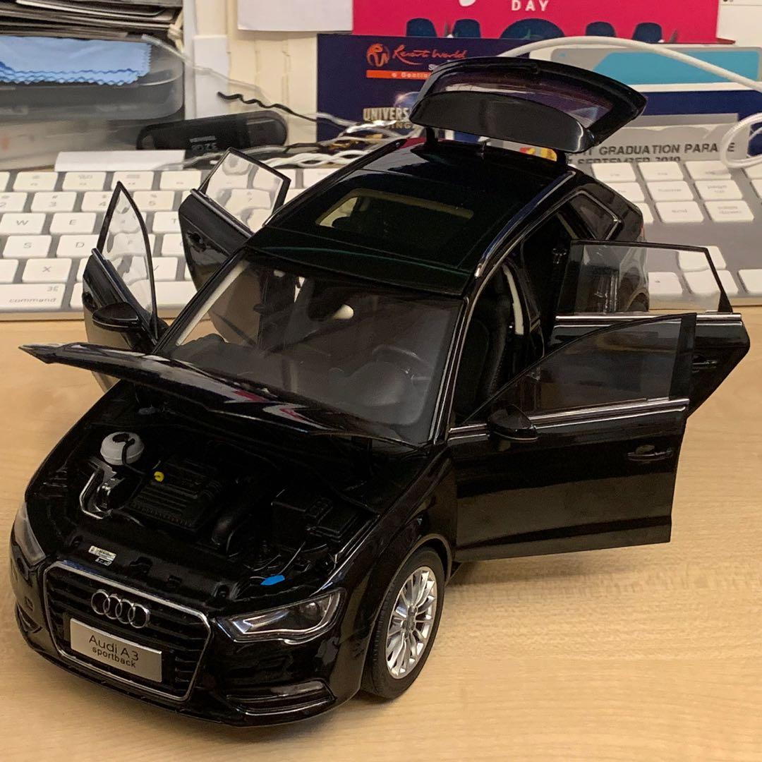 118 Audi A3 Sportback (Black), Hobbies & Toys, Toys & Games on Carousell