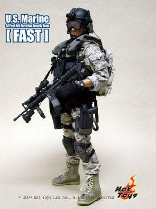 1/6 Hot Toys US Marine FAST Figure (1:6 Hottoys 軍事兵人散件