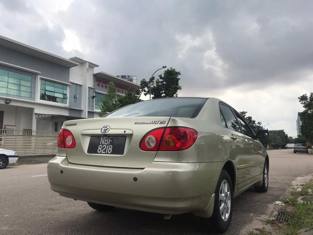 2002 Toyota Corolla Altis 1.6 (Manual), Cars, Cars for Sale on Carousell