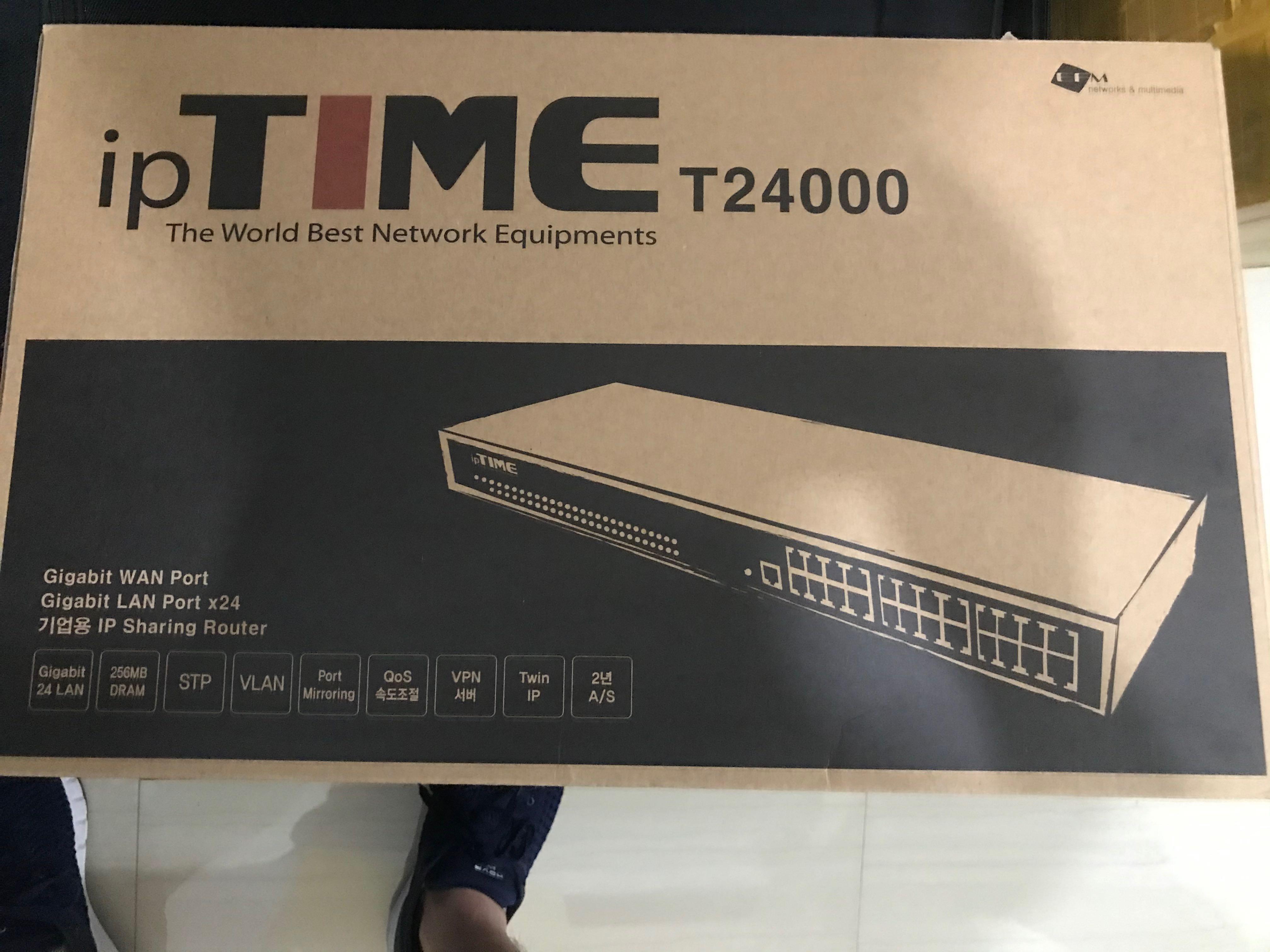 24 port switch Korean brand (IpTime), Computers & Tech, Office ...