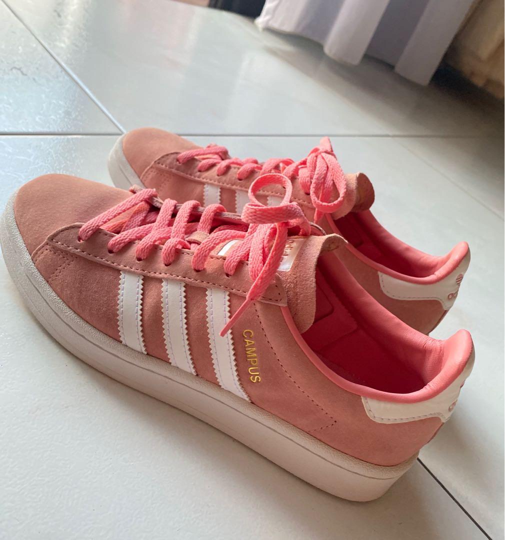 adidas pink campus trainers