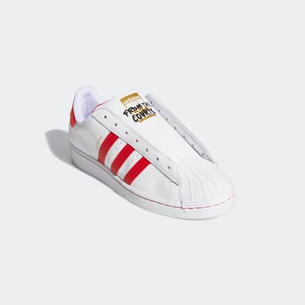 Adidas Superstar Laceless Shoes Men White Sneaker Fv2803 Men S Fashion Footwear Sneakers On Carousell