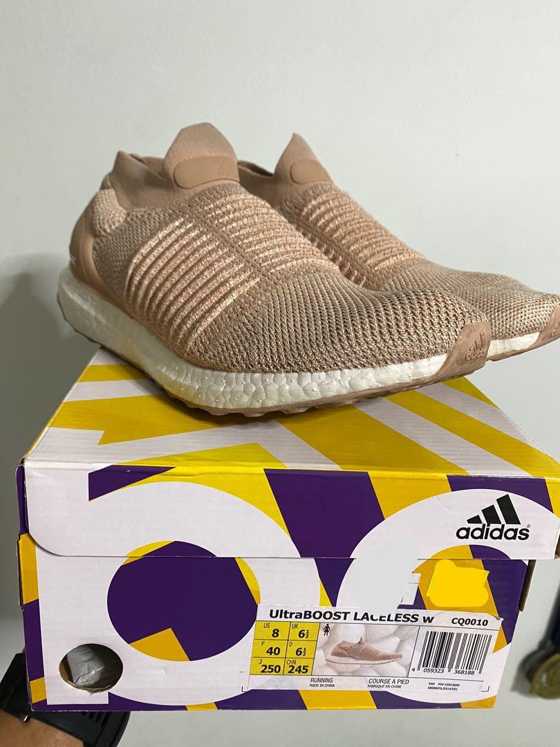 Ultra boost laceless women's sale
