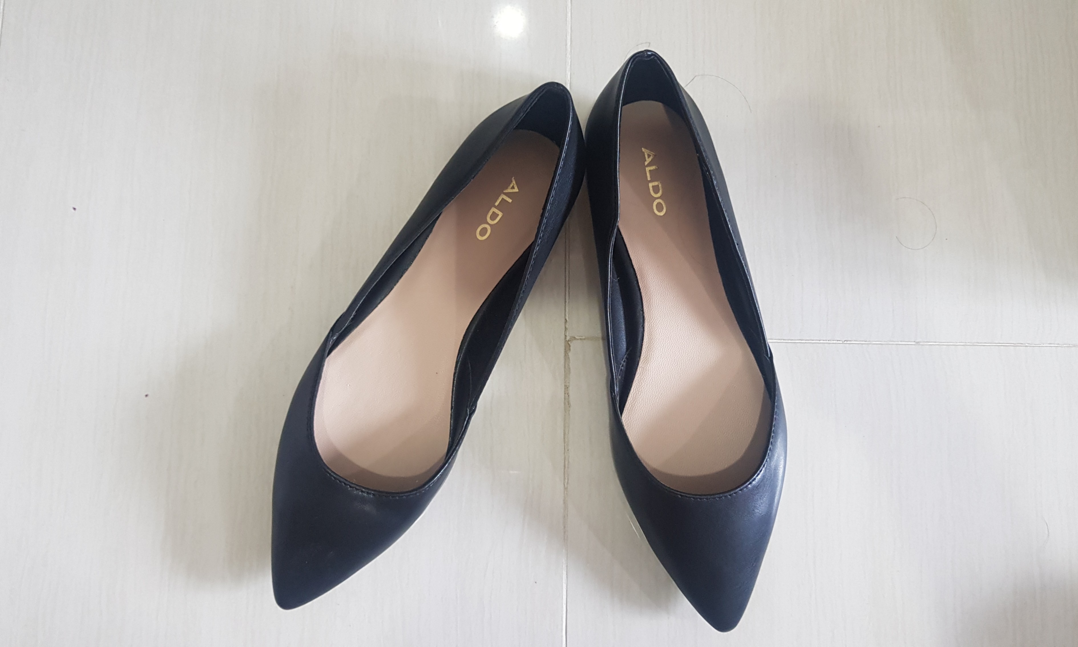 aldo black flats