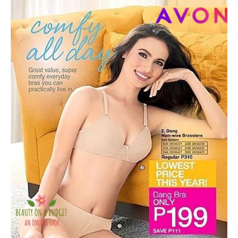 Avon Dang Non-wire Bra for Everyday Comfort/Size 36B, Women's