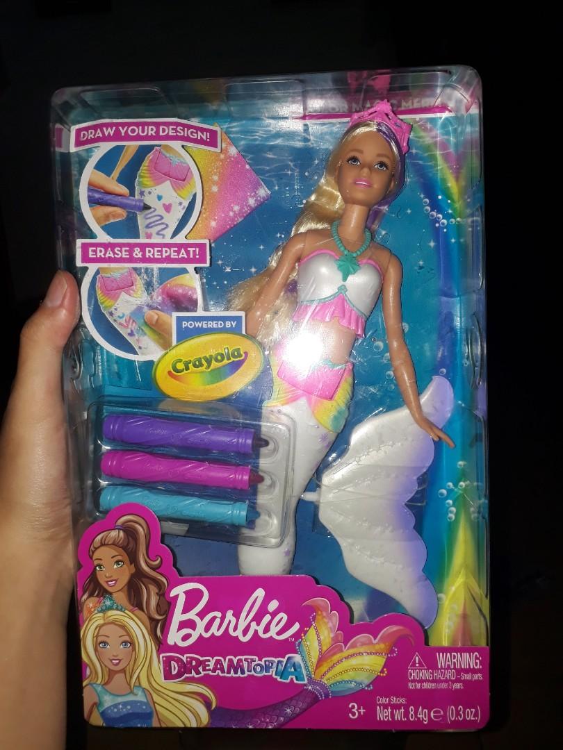barbie dreamtopia crayola