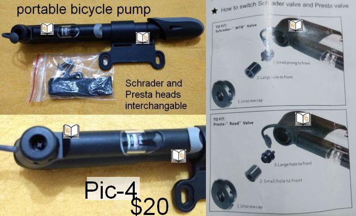 presta valve adapter for bike pump