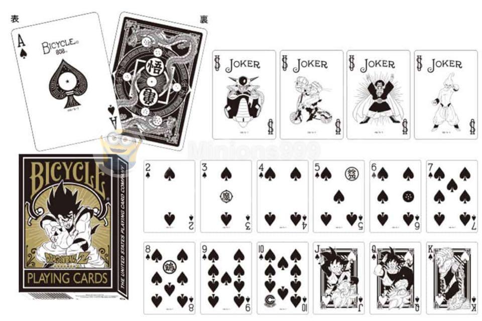 Dragon ball z bicycle playing cards store