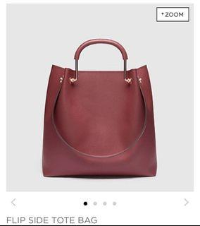 mimco flip side tote