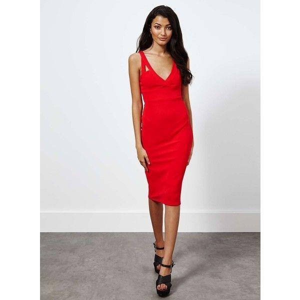 Miss selfridge hot sale red dress