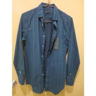 BNWT Seed Navy Long Sleeve Button Shirt