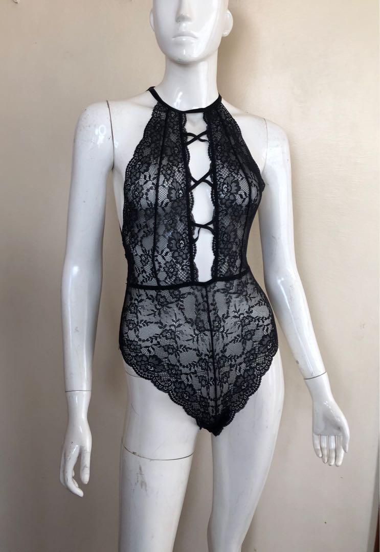 black lace bodysuit forever 21