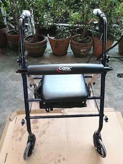 Brand New Carex Branded Rollator  Walker with Seat and Wheels for Seniors