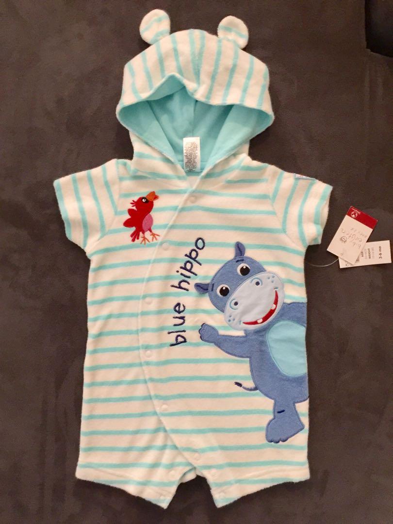 terry cloth onesie baby