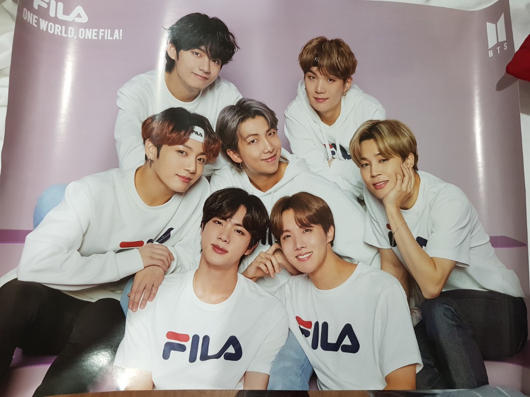 Bts Fila 2020 Poster Take It All K Wave On Carousell