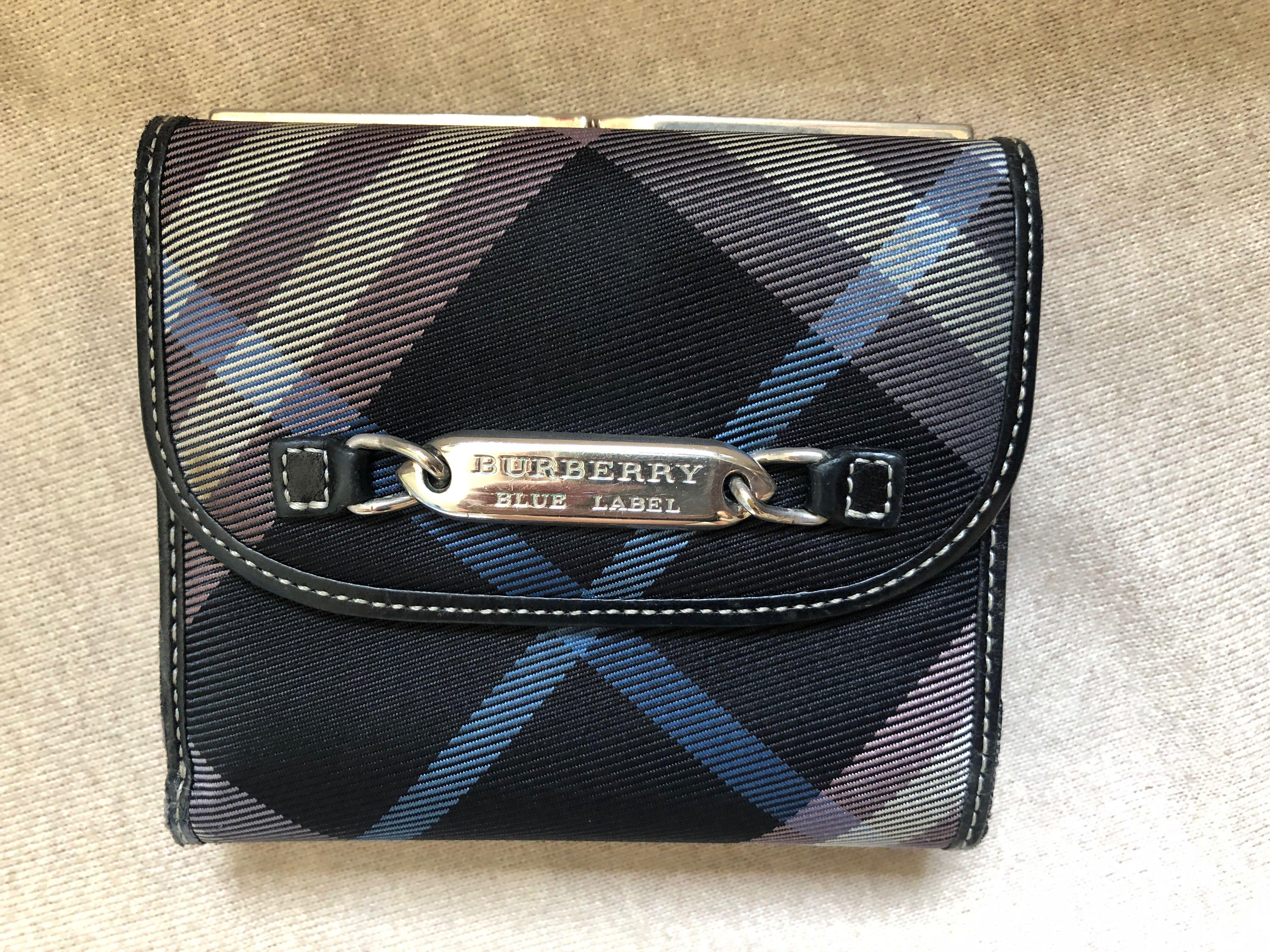 Burberry blue label wallet, 名牌, 手袋及銀包- Carousell