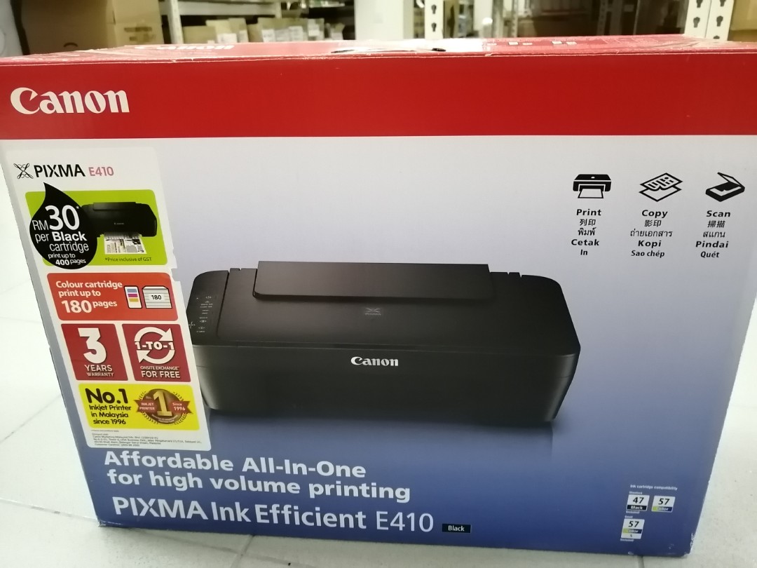 cartridge pixma e410