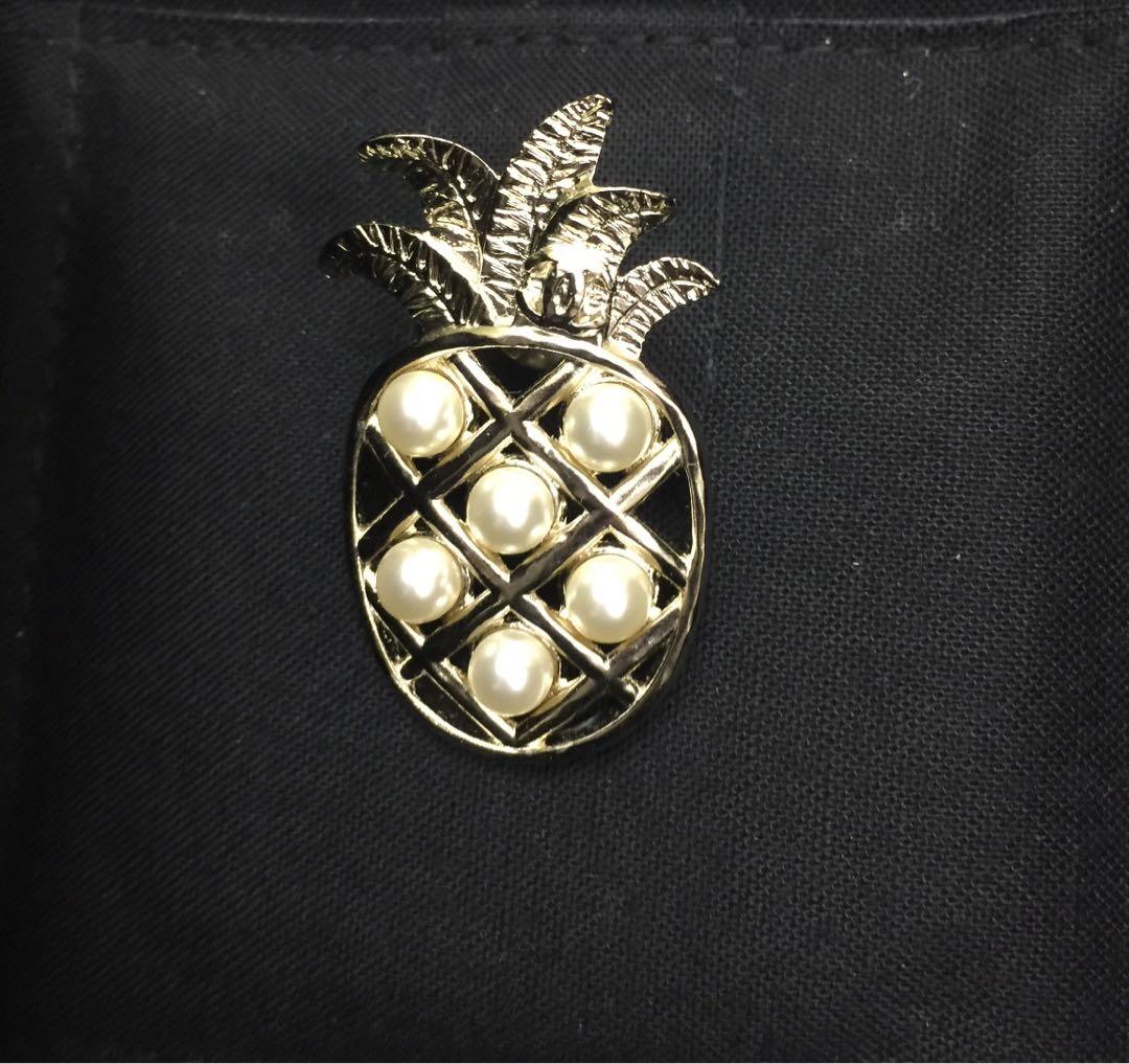 Chanel top pineapple brooch