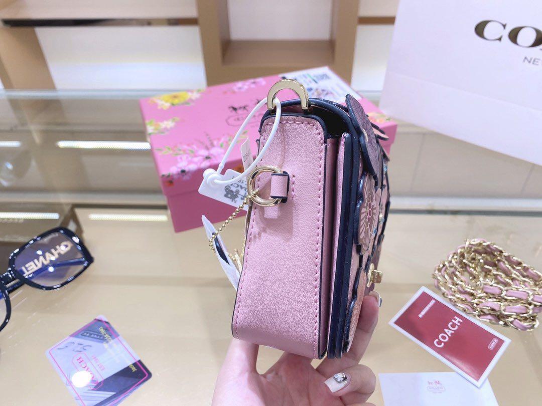 Coach floral applique bag online