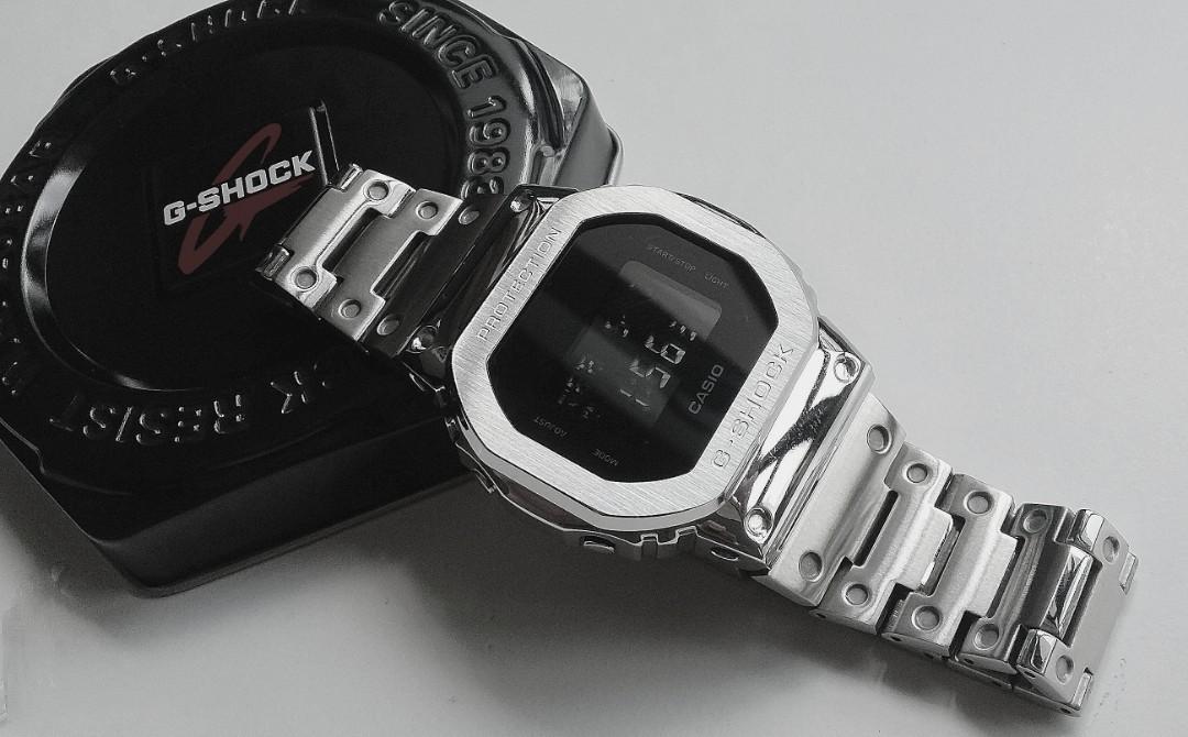FORGED 316L STAINLESS STEEL WATCH CASE AND BRACELET FOR CASIO G