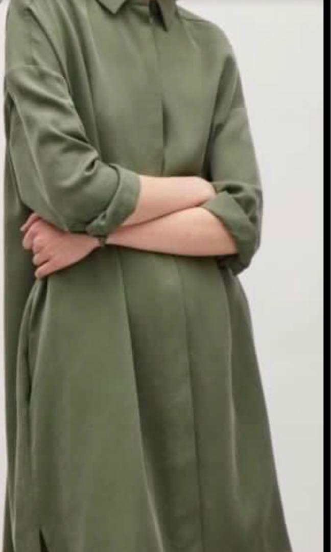 Cos khaki dress hotsell