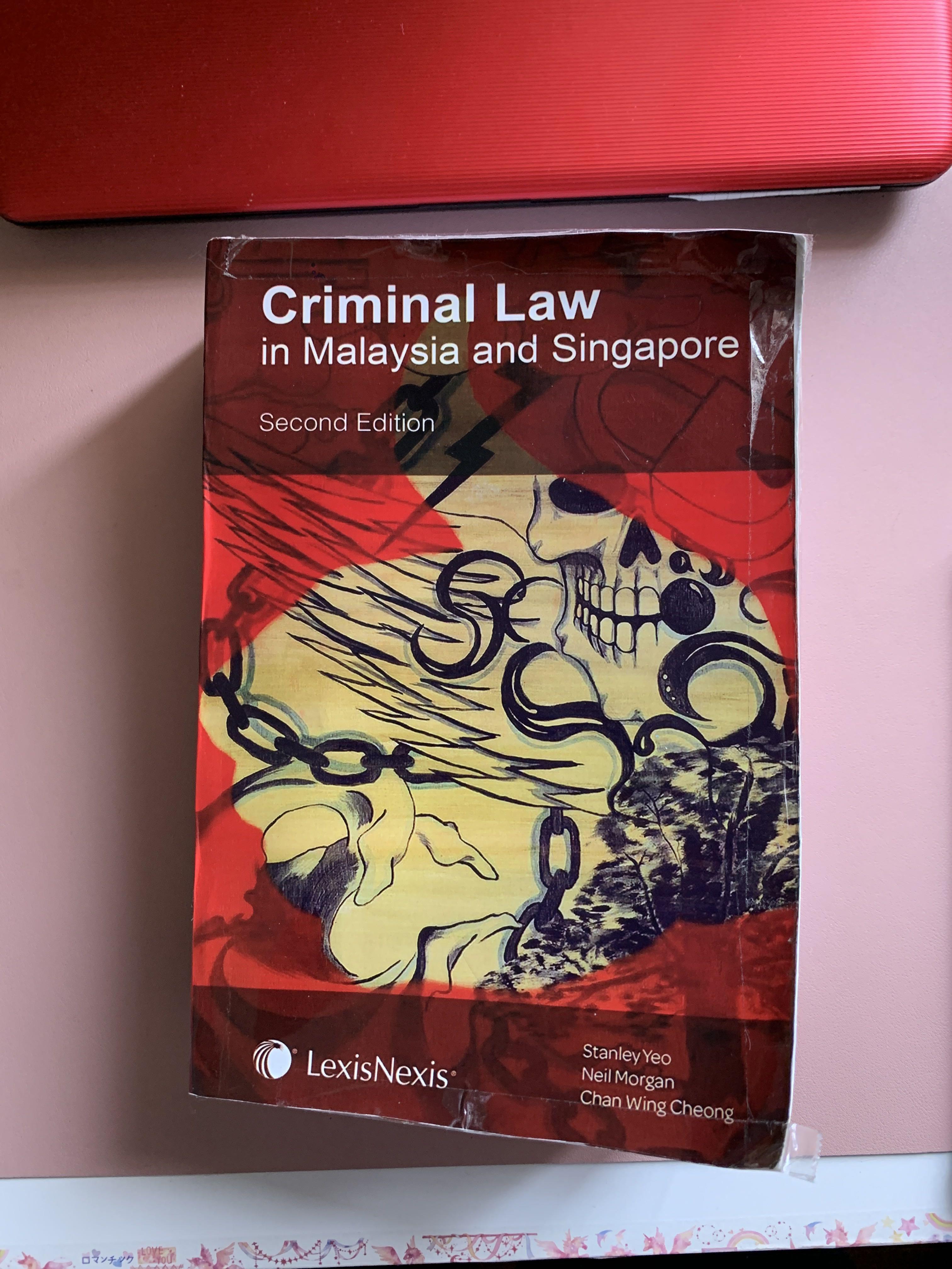Criminal Law In Malaysia And Singapore Textbook Textbooks On Carousell