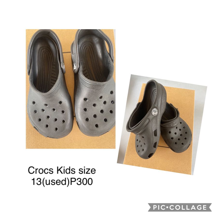 kids size 13 crocs