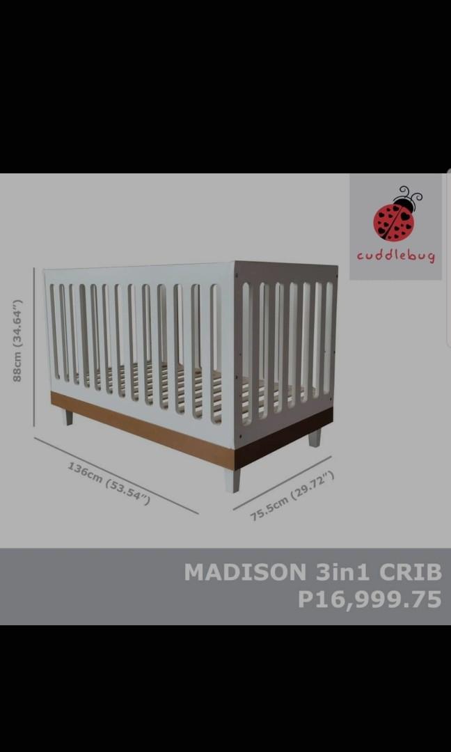 Madison 3 in 1 crib 2025
