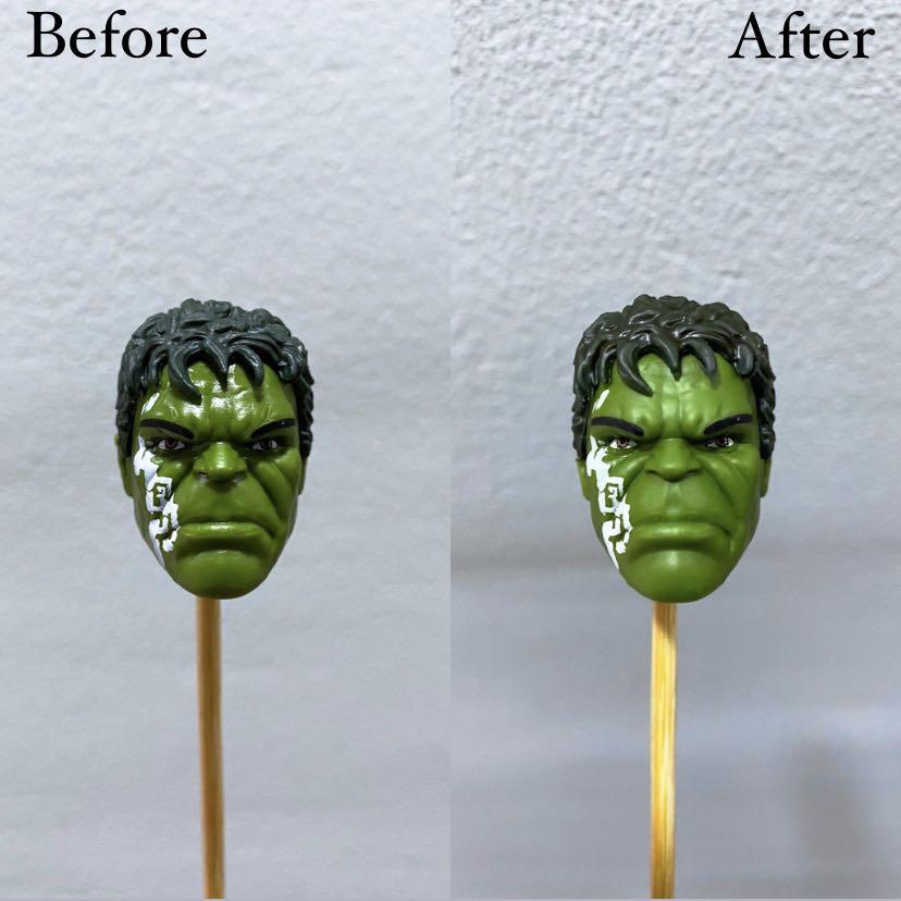 Custom Marvel Legends Gladiator Hulk Head Piece From Thor Ragnarok Toys Games Bricks Figurines On Carousell