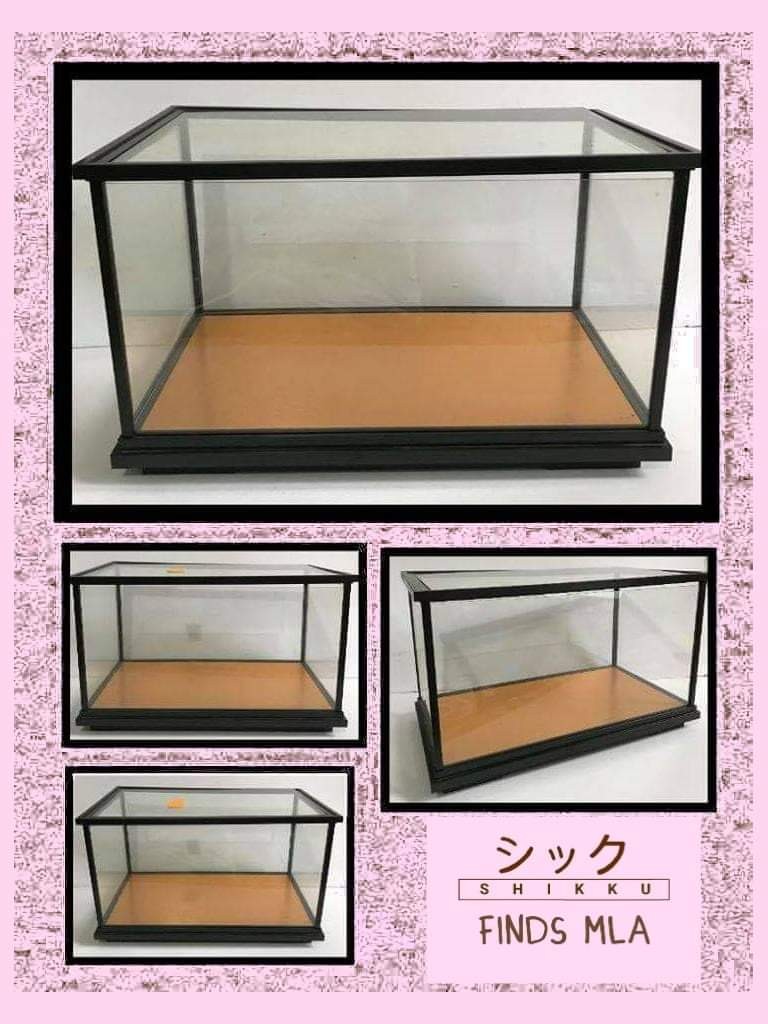 Display Glass Box Furniture Home Living Home Improvement Organization Storage Boxes Baskets On Carousell