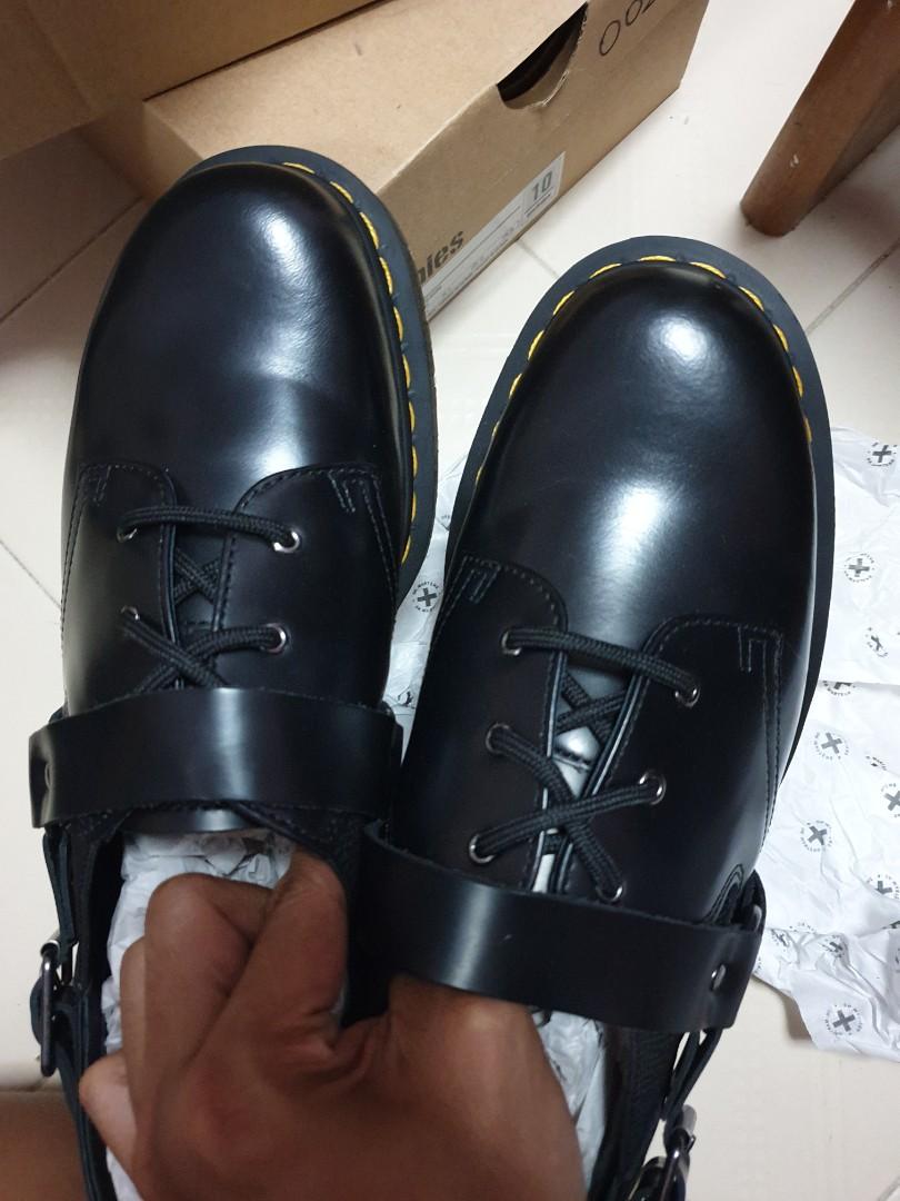 Dr martens fulmar shoes in black Men s Fashion Footwear Boots on Carousell