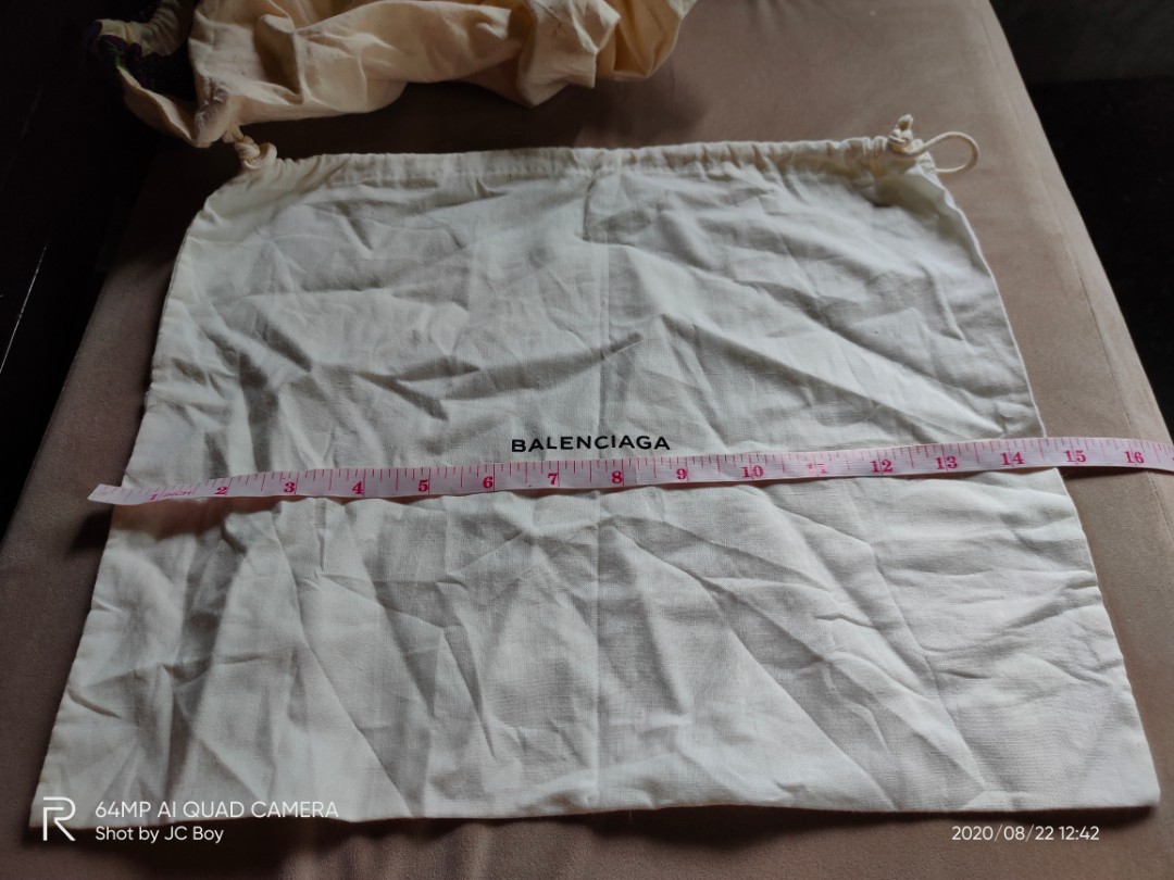 balenciaga dust bag grey