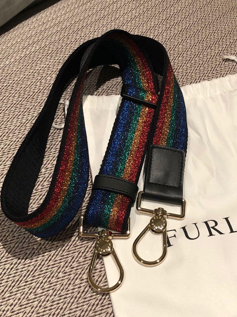 Rainbow bag strap on sale
