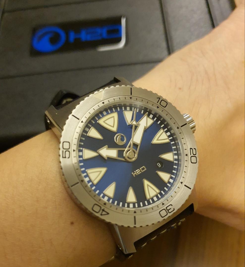 H2o Kalmar 2 Slim 3000m Dive Watch Swiss Eta 2824 2 Men S Fashion Watches On Carousell