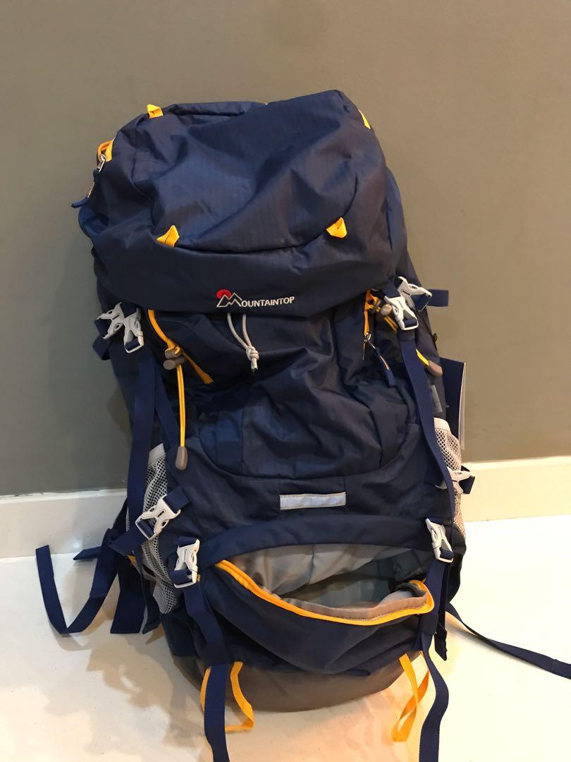 Hiking Backpack 60L Mountaintop Blue New Sports Equipment Hiking