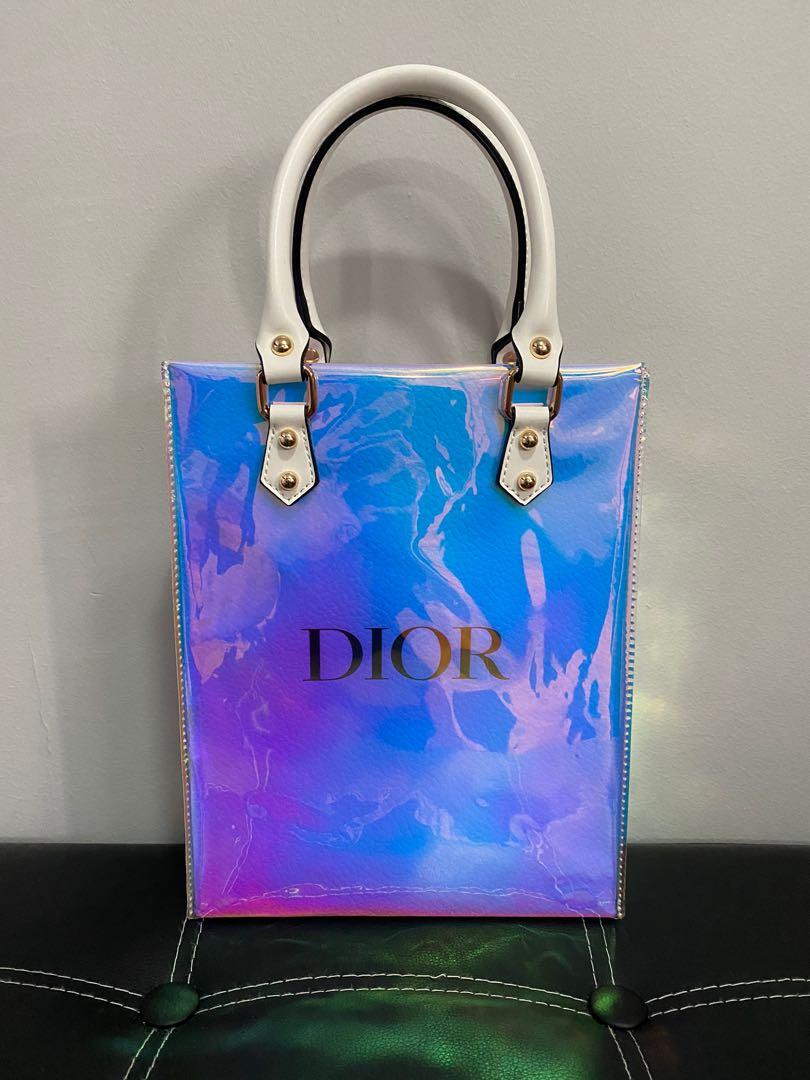 CLEARANCE Holographic Handbag made with DIOR paperbag
