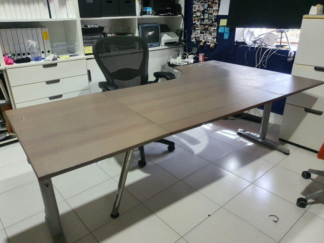 Ikea galant bekant Office Table, Furniture & Home Living, Furniture